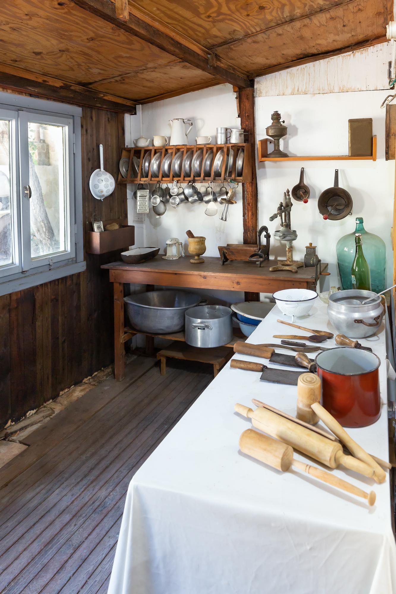 Interior of local kitchen workshop
